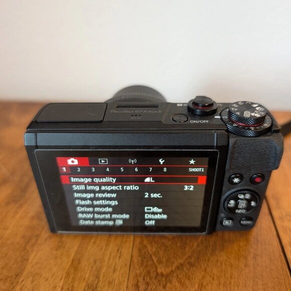 Canon PowerShot G7 X Mark III 20.1MP Digital Point & Shoot Camera - Black - Picture 5 of 7